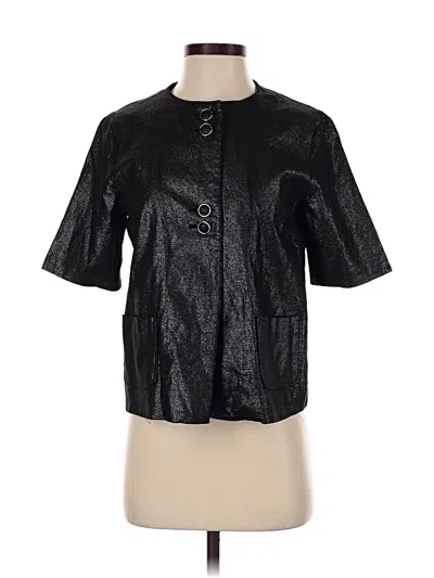 Pre-owned Kenar Short Sleeve Blouse In Gray