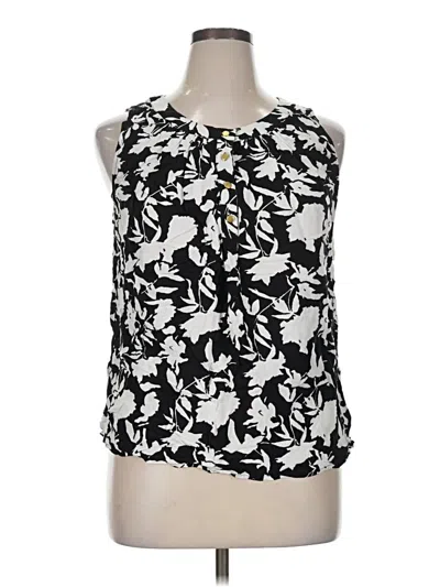 Pre-owned Kenar Sleeveless Blouse In Black