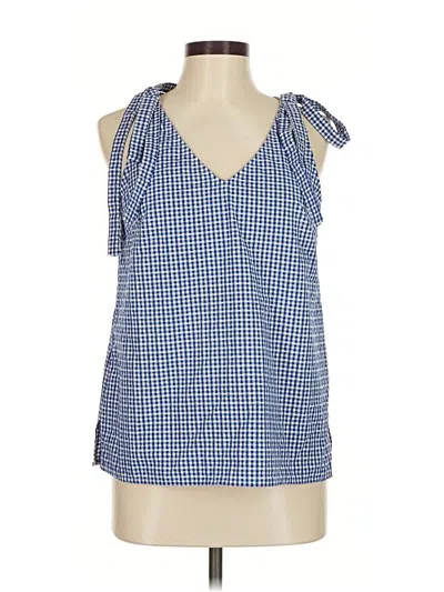 Pre-owned Kenar Sleeveless Blouse In Blue
