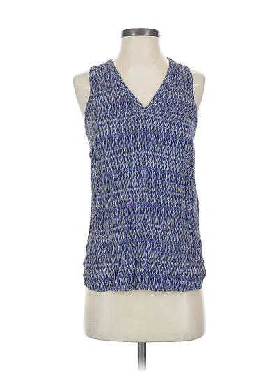 Pre-owned Kenar Sleeveless Blouse In Blue