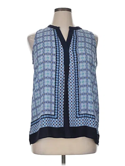 Pre-owned Kenar Sleeveless Blouse In Blue
