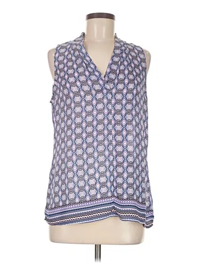 Pre-owned Kenar Sleeveless Blouse In Blue