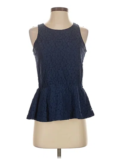 Pre-owned Kenar Sleeveless Blouse In Blue