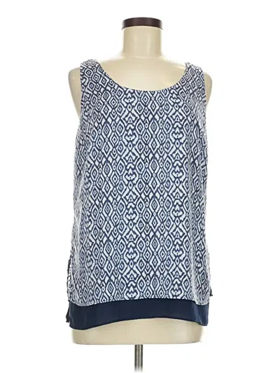 Pre-owned Kenar Sleeveless Blouse In Blue