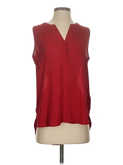 Pre-owned Kenar Sleeveless Blouse In Red