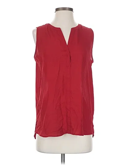 Pre-owned Kenar Sleeveless Blouse In Red