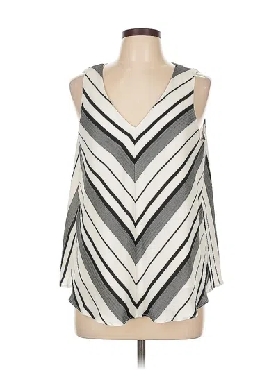 Pre-owned Kenar Sleeveless Blouse In Silver