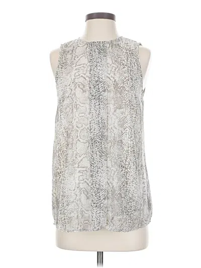 Pre-owned Kenar Sleeveless Blouse In Silver
