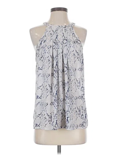 Pre-owned Kenar Sleeveless Blouse In Silver