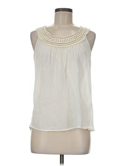 Pre-owned Kenar Sleeveless Blouse In White