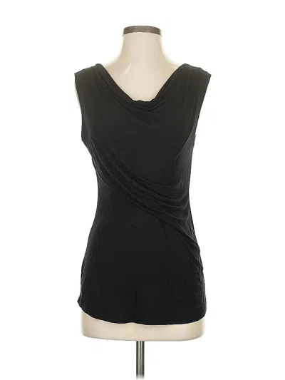 Pre-owned Kenar Sleeveless Top Black Cowl Neck Tops