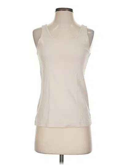 Pre-owned Kenar Sleeveless Top Ivory Halter Neckline Tops