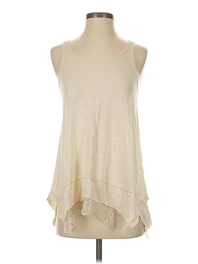 Pre-owned Kenar Sleeveless Top Ivory Halter Neckline Tops In White