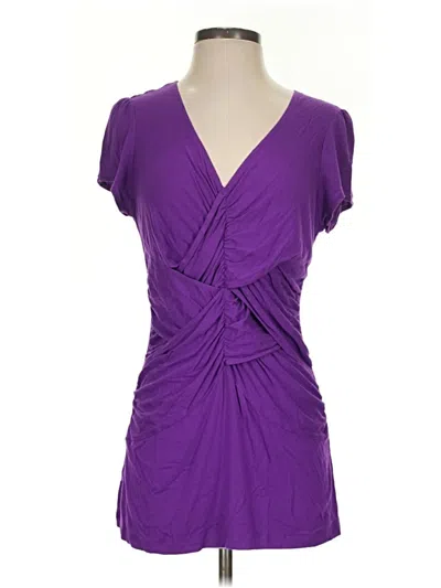 Pre-owned Kenar Sleeveless Top Purple Sweetheart Neckline Tops