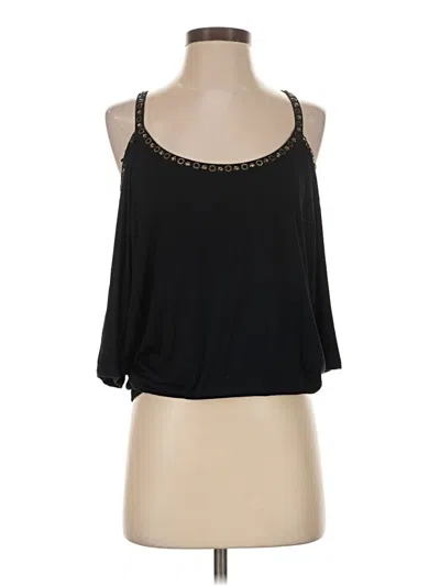 Pre-owned Kenar Tank Top Black Strapless Neckline Tops