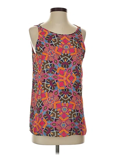 Pre-owned Kenar Tank Top Orange Halter Neckline Tops