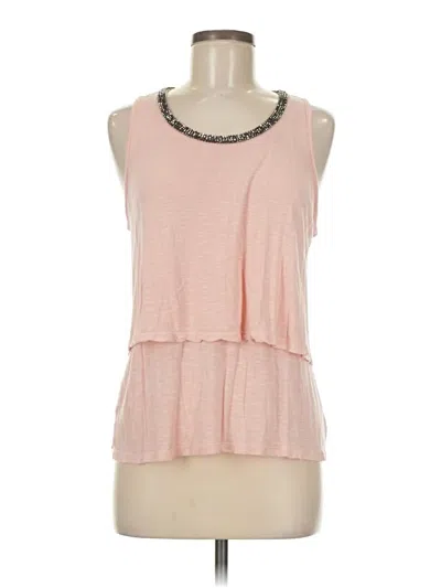 Pre-owned Kenar Tank Top Pink Halter Neckline Tops