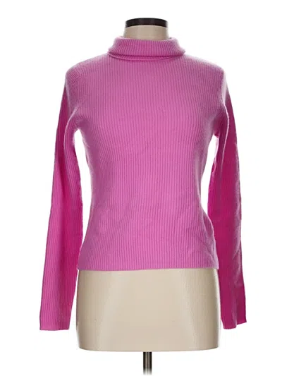 Pre-owned Kenar Turtleneck Sweater In Pink