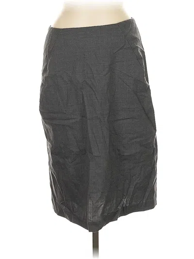 Pre-owned Kenar Wool Skirt In Gray