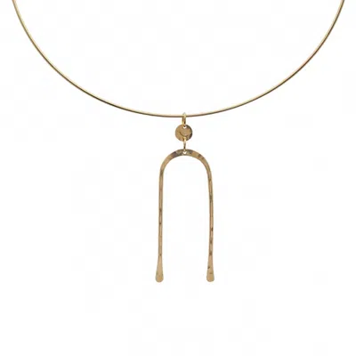 Kenda Kist Women's Archies Neck Wire Necklace In Gold