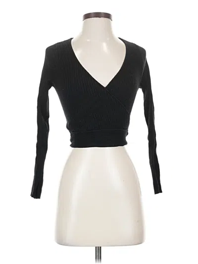 Pre-owned Kendall & Kylie 3/4 Sleeve T-shirt In Black