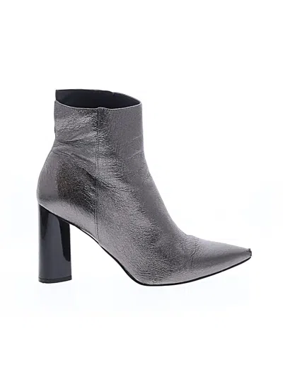 Pre-owned Kendall & Kylie Ankle Boots In Gray