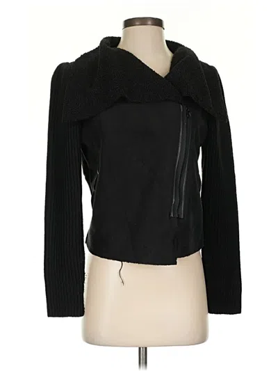 Pre-owned Kendall & Kylie Cardigan Sweater In Black