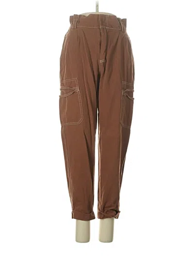 Pre-owned Kendall & Kylie Cargo Pants In Brown