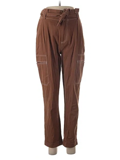 Pre-owned Kendall & Kylie Cargo Pants In Brown