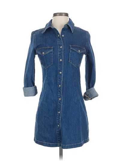 Pre-owned Kendall & Kylie Casual Dress In Blue