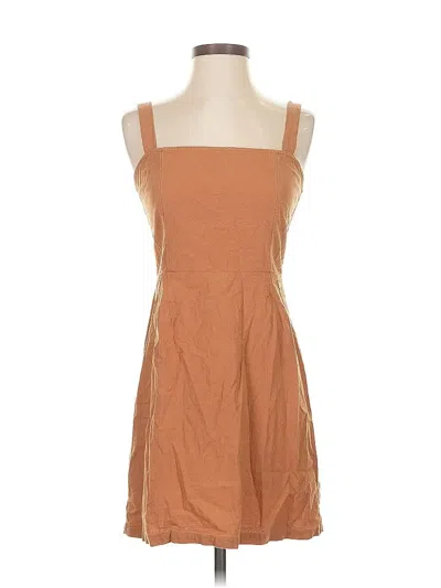 Pre-owned Kendall & Kylie Casual Dress In Brown