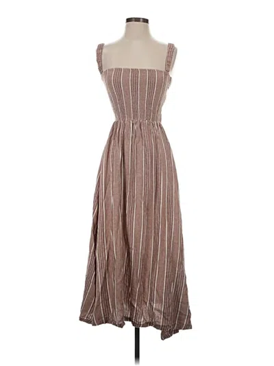 Pre-owned Kendall & Kylie Casual Dress In Brown