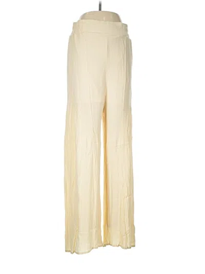 Pre-owned Kendall & Kylie Casual Pants In Ivory
