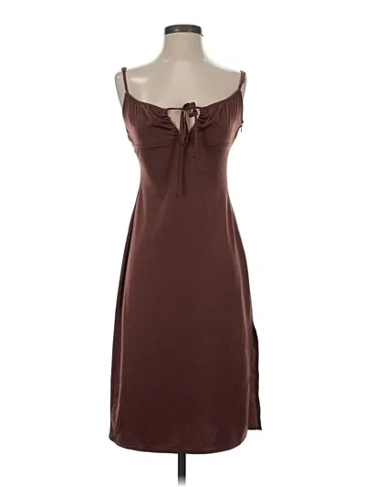 Pre-owned Kendall & Kylie Cocktail Dress In Brown