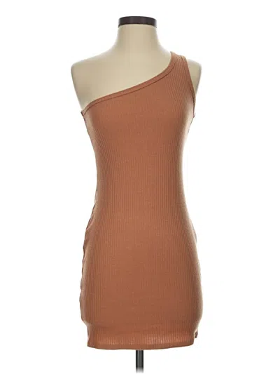 Pre-owned Kendall & Kylie Cocktail Dress In Brown