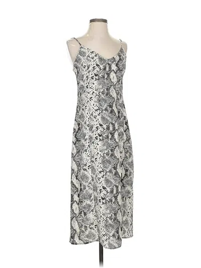 Pre-owned Kendall & Kylie Cocktail Dress In Silver