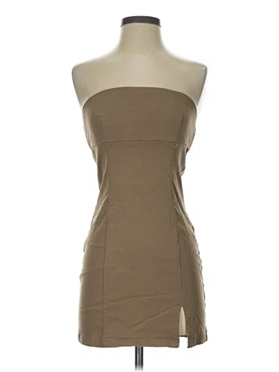 Pre-owned Kendall & Kylie Cocktail Dress In Tan