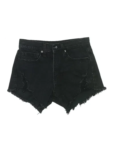 Pre-owned Kendall & Kylie Denim Shorts In Black
