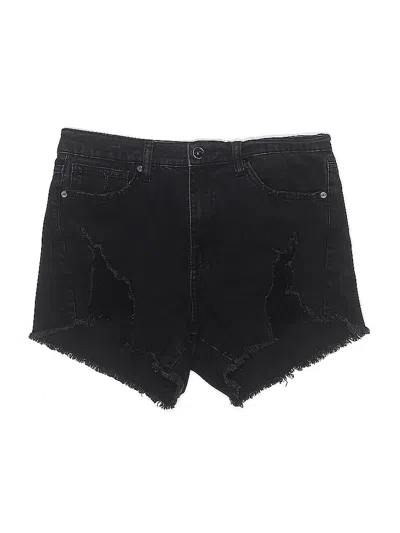 Pre-owned Kendall & Kylie Denim Shorts In Black