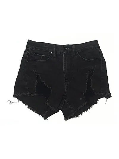 Pre-owned Kendall & Kylie Denim Shorts In Black