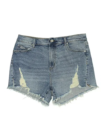 Pre-owned Kendall & Kylie Denim Shorts In Blue