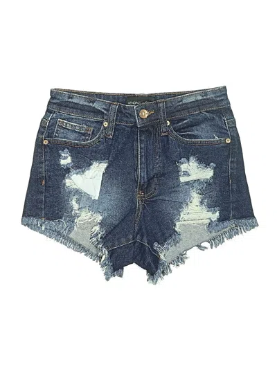 Pre-owned Kendall & Kylie Denim Shorts In Blue