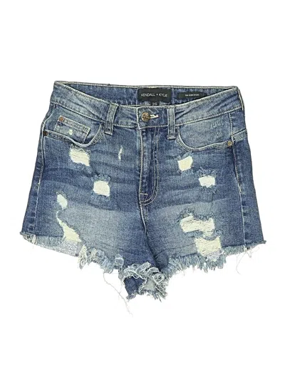 Pre-owned Kendall & Kylie Denim Shorts In Blue