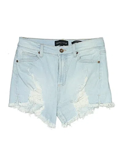 Pre-owned Kendall & Kylie Denim Shorts In Blue