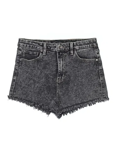 Pre-owned Kendall & Kylie Denim Shorts In Gray