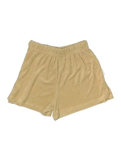 Pre-owned Kendall & Kylie Khaki Shorts In Gold