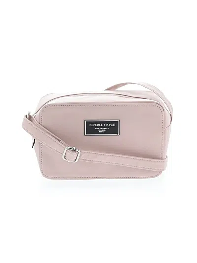 Pre-owned Kendall & Kylie Leather Crossbody Bag In Pink