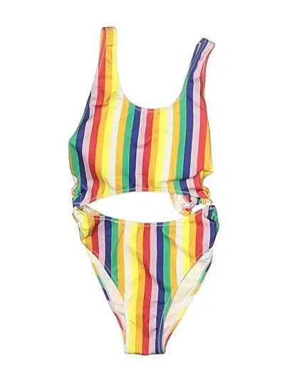 Pre-owned Kendall & Kylie One Piece Swimsuit In Yellow
