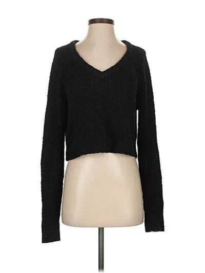 Pre-owned Kendall & Kylie Pullover Sweater In Black