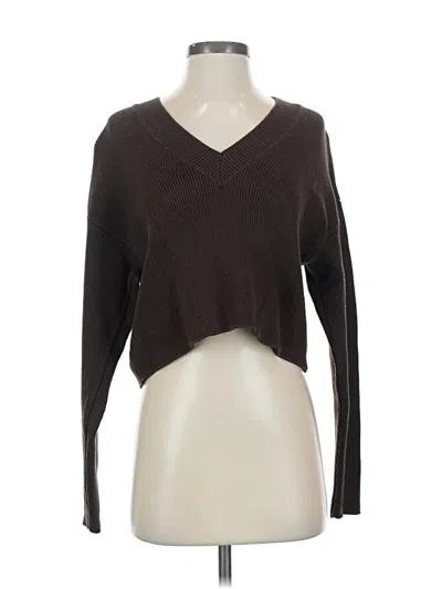 Pre-owned Kendall & Kylie Pullover Sweater In Brown